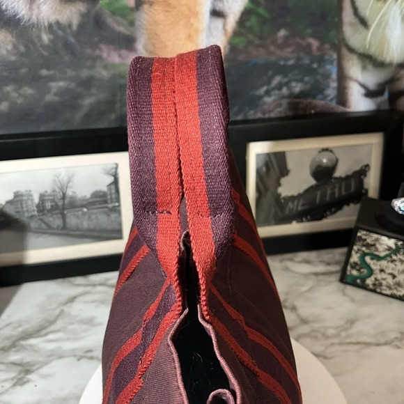 HERMES PM CANVAS TOTE BAG HAND STITCHED IN FRANCE - Picture 8 of 16